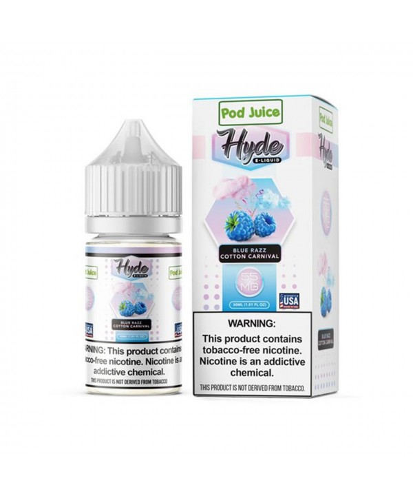 Hyde Pod Juice TFN Salt - Blue Razz Cotton Carniva...