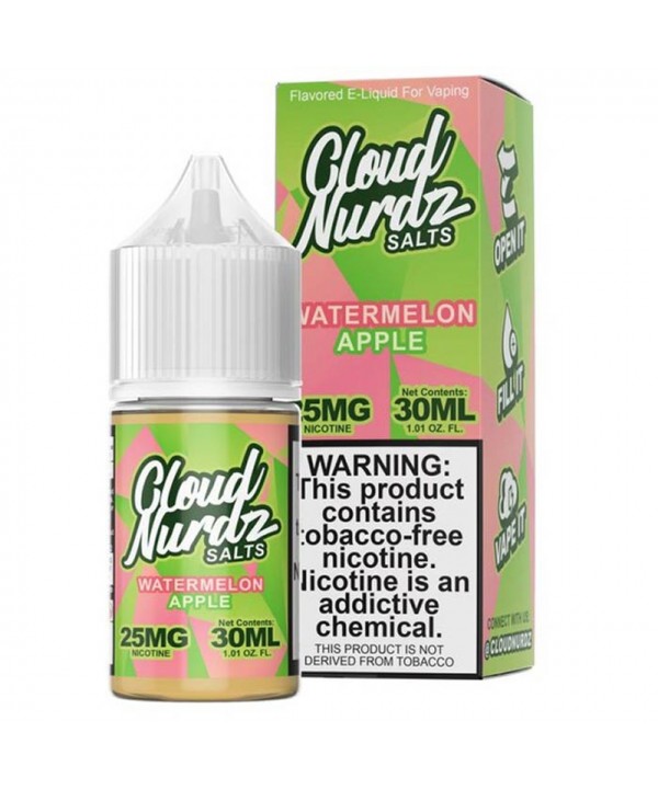 Cloud Nurdz TFN Salt - Watermelon Apple