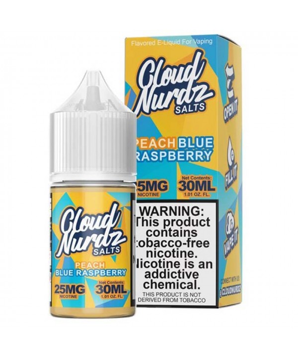 Cloud Nurdz TFN Salt - Peach Blue Raspberry