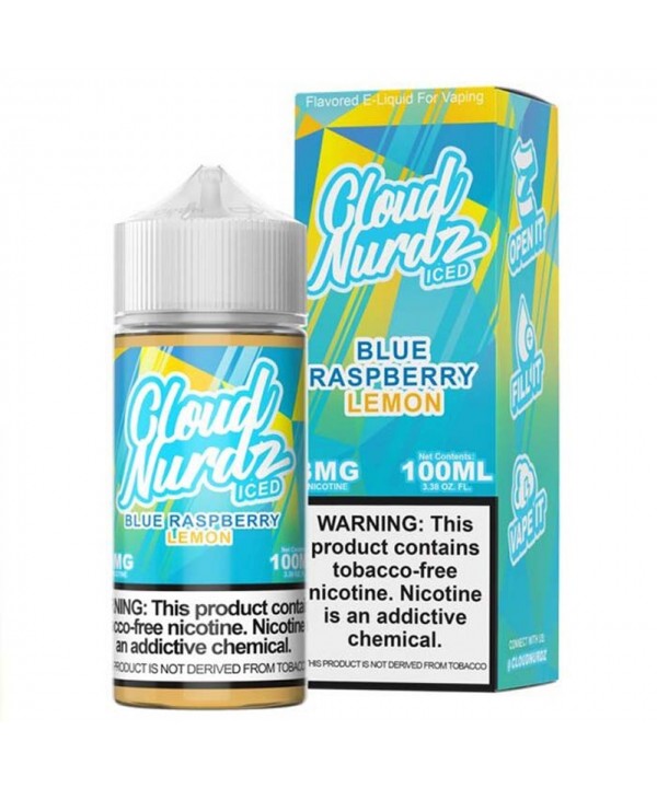 Cloud Nurdz ICED TFN - Blue Raspberry Lemon